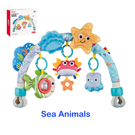 Sozzy Stroller Clip (0-1 Year Soothing & Educational Crib & Car Seat Hanging Toy)