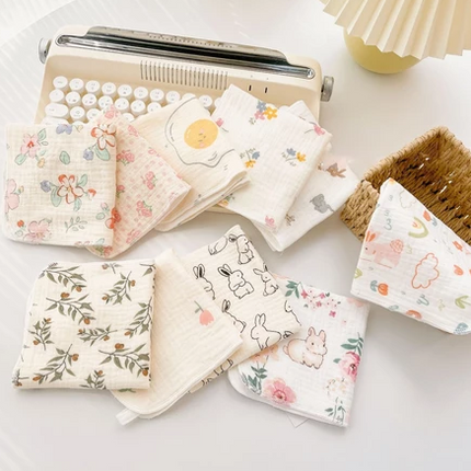 4PCS/SET MUSLIN Face Towel (SKU for bundle purpose only)