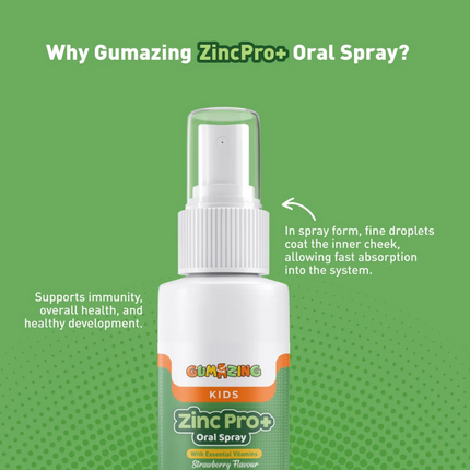Gumazing Kids Zinc Pro Oral spray (25ml), 125 Servings