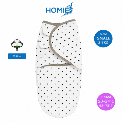 【Newborn Infant Baby Cotton Wrap Swaddle】Soft Breathable Adjustable Toddler Swaddles Essential