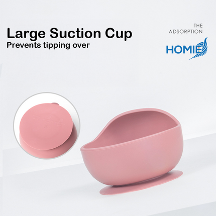 Silicone Baby Feeding Bowl (Fork and Spoon included)