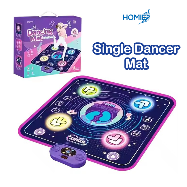 Bluetooth Light-Up Music Dance Foldable Mat (Single / Double Dancer Player) Step jump Piano Drum Mode