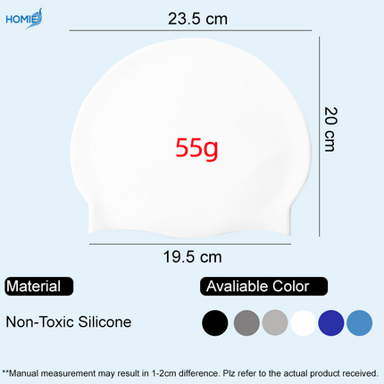 Children’s Waterproof Silicone Swim Cap – Unisex Design for Boys and Girls