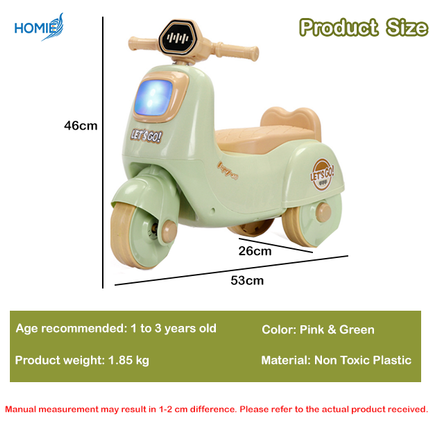 Electronic Motorcycle(1 to 3 years old)