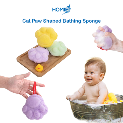 Cat Paw Shaped Bathing Sponge
