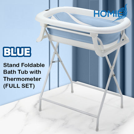 Stand Foldable Bathtub (Full Set) with Thermometer