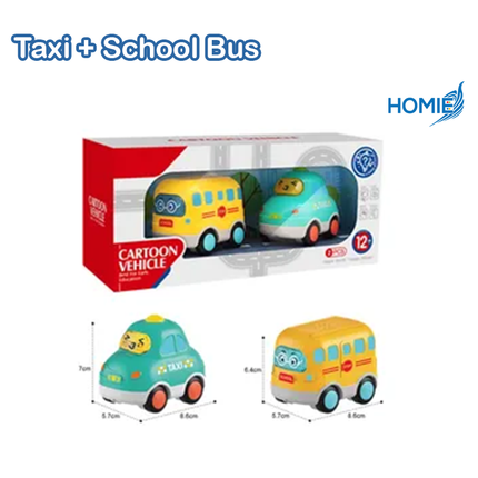 Huanger Early Educational Cartoon Vehicle