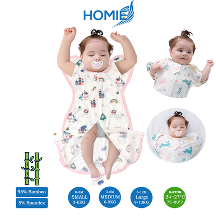 (B)S, M, L - BUTTON Swaddle Sack/ 2 Ways Zipper & Leg Freedom (Copy)