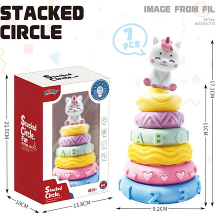 Soft and Washable Stacking Toy 7pcs (6 Months and above)
