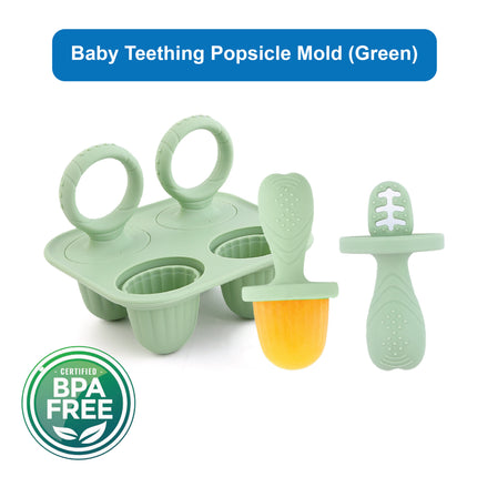 Silicone Teething Popsicle Mold Ice-cream maker - Non Toxic BPA Free