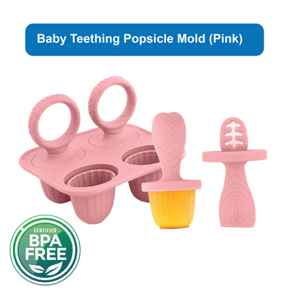 Silicone Teething Popsicle Mold Ice-cream maker - Non Toxic BPA Free