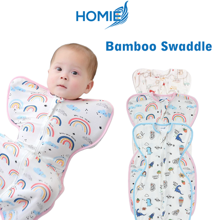 Swaddle and Sleeping Bag (Bamboo & Cotton) Small & Medium ONLY