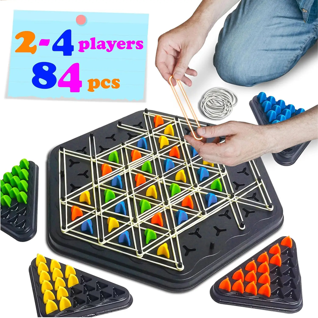 🔗 Chain Chess Rubber Band Chess Toys🔗