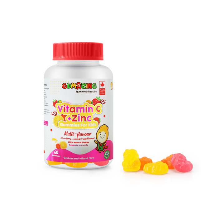 Gumazing Vitamin C & Zinc Gummies (60 pcs), 1 month supply