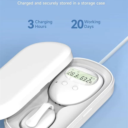 Wireless Bedwetting Alarm Temperature + Humidity Display