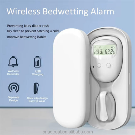 Wireless Bedwetting Alarm Temperature + Humidity Display