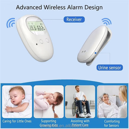 Wireless Bedwetting Alarm Temperature + Humidity Display