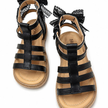Girl Fancy Black Shoe (1 to 5 Years Old)