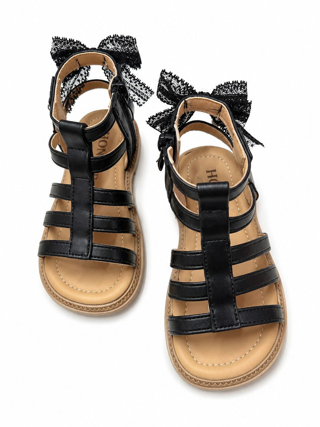 Girl Fancy Black Shoe (1 to 5 Years Old)