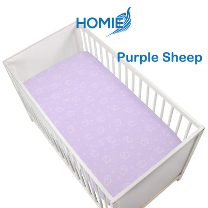 (C) Bamboo Bedsheet / Crib Cot Bed Fitted Sheet (3 Sizes)