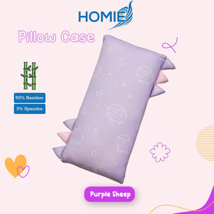 Purple Sheep Ultra Soft Bamboo Baby Pillows /Baby Bolster FULL SET