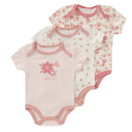 Cotton Baby Romper 3pcs/set (Newborn to 9 Months)