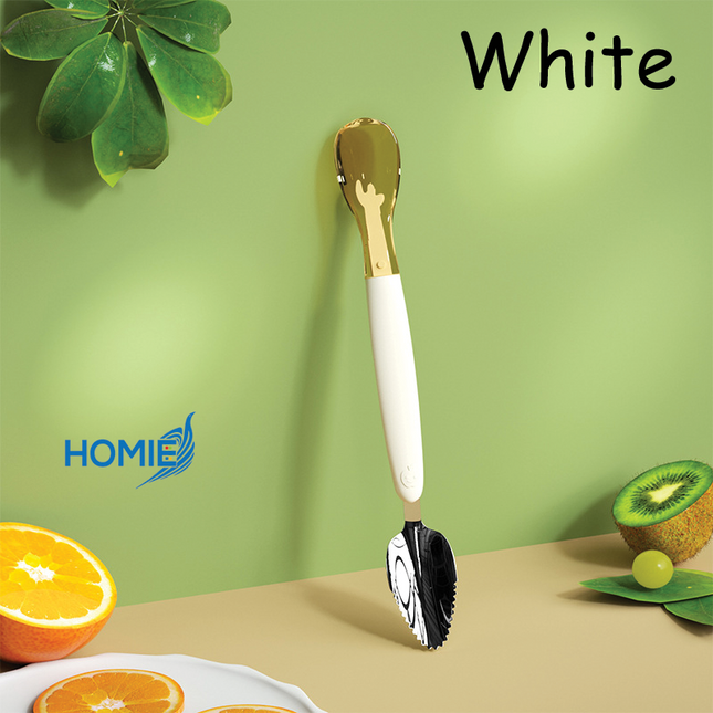 Dual-Ended Baby Feeding Spoon – Fruit Scraper & Soft Spoon Combo