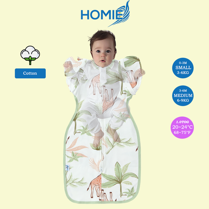 Swaddle and Sleeping Bag (Bamboo & Cotton) Small & Medium ONLY