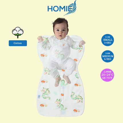 Swaddle and Sleeping Bag (Bamboo & Cotton) Small & Medium ONLY
