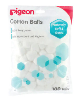 Cotton Ball (100 Pcs/Pack) by Pigeon