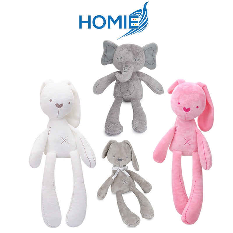 Cute Rabbit Bear Doll Baby Soft Plush Toys For Children Appease Sleeping Stuffed&Plush Animal Baby Toys For Infants Gift