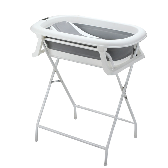 Stand Foldable Bathtub (Full Set) with Thermometer