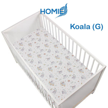 (B) Bamboo Bedsheet / Crib Cot Bed Fitted Sheet (4 Sizes)