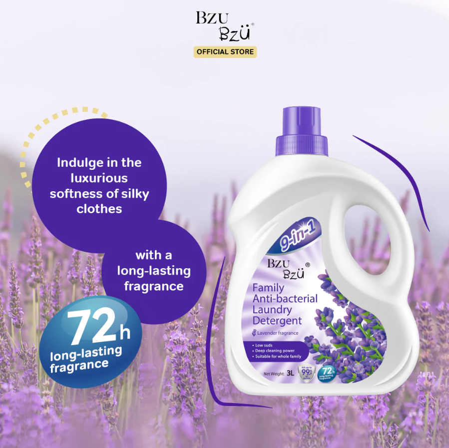 BZU BZU Family Anti-bacterial Laundry Detergent (3L)