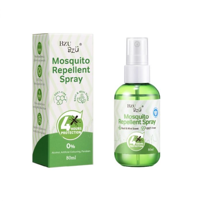 BZU BZU Mosquito Repellent Spray, 80ml (Exp 05/27)