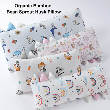 🏅【Baby Organic Bamboo Bean Sprout Husk Pillow】 Beansprout Pillow Baby pillow#Better Sleep Baby Hug Size 16x40cm