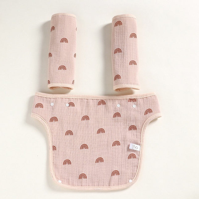 3 in 1 Reversible Cotton Teething Drooling Pads