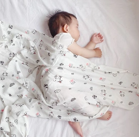 Bamboo Muslin Swaddle Blanket (120x120cm)
