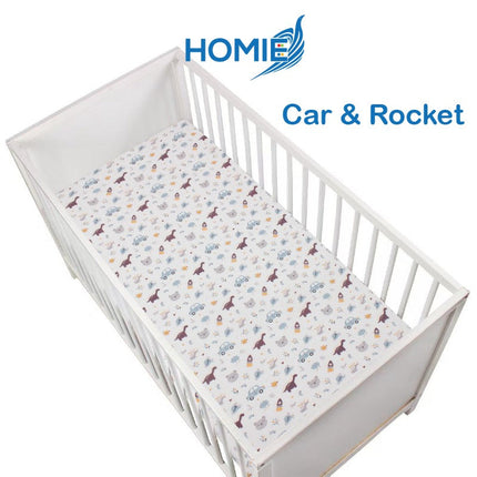 (B) Bamboo Bedsheet / Crib Cot Bed Fitted Sheet (4 Sizes)