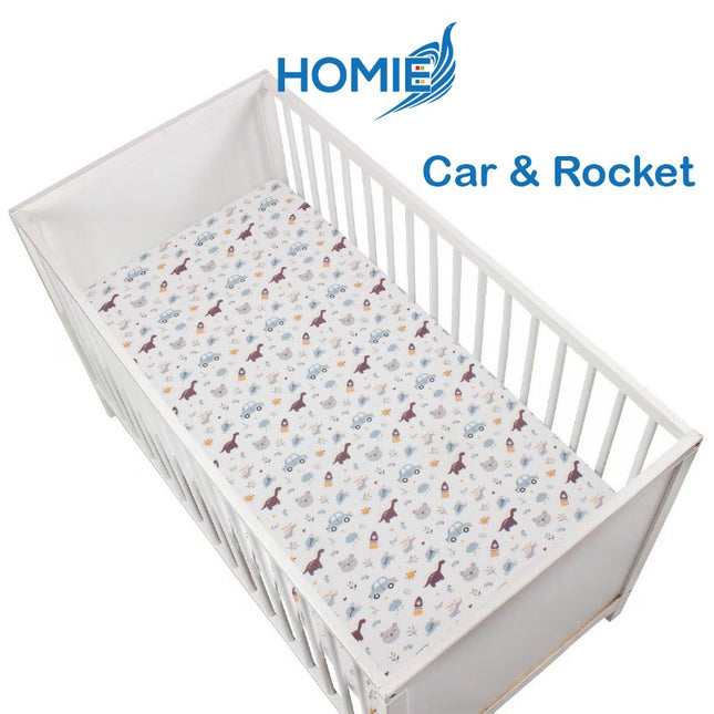 (B) Bamboo Bedsheet / Crib Cot Bed Fitted Sheet (4 Sizes)