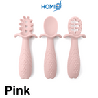 Silicone Food Scraping Spoon-Pink