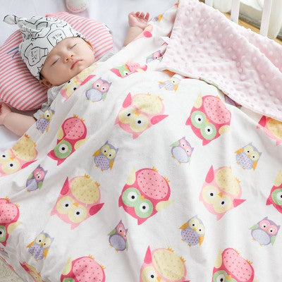 Ultra-Fine Soft Short Plush Baby Blanket | Baby Air Con Blanket | Baby Swaddle | Baby Blanket | Extra Soft Blanket