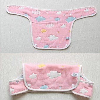 3 in 1Reversible Cotton Teething Drooling Pads + Front Drool Padti