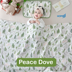 Muslin Swaddle Peace Dove