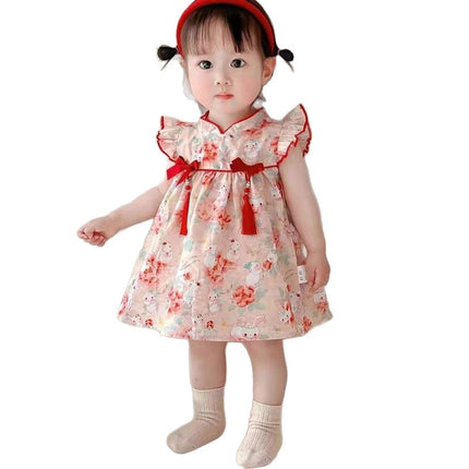2026 CNY Costume New Chinese Style Birthday Baby Princess Dress