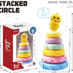 Soft and Washable Stacking Toy 7pcs (6 Months and above)