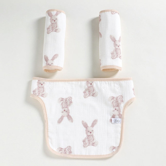 3 in 1 Reversible Cotton Teething Drooling Pads