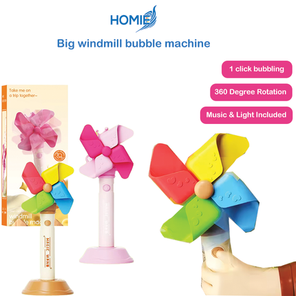 Big windmill bubble machine