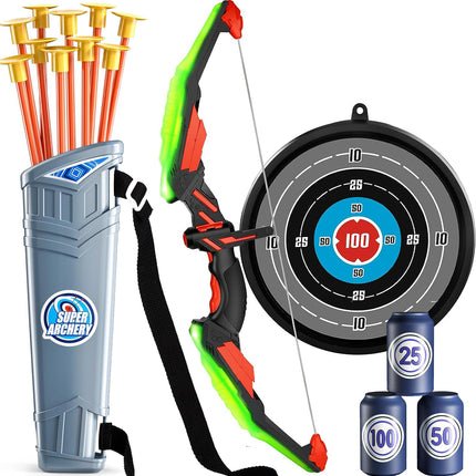 ARCHERY GAME TOY SET bow and arrow with target stand for kids (Outdoor and Indoor Play)