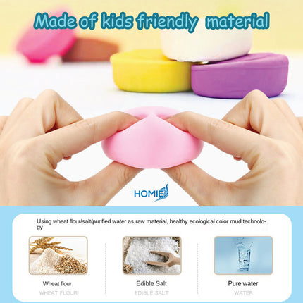 DIY Colorful Ice Cream Clay Toy Set